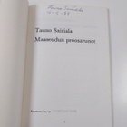 Tauno Sairiala : Maaseudun proosarunot (signeerattu) - pikkukuva 3