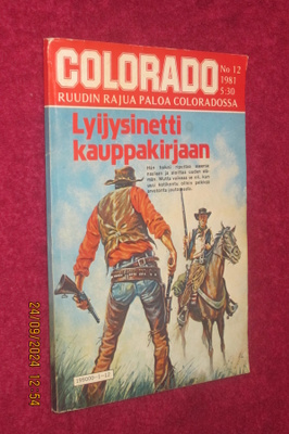 Colorado 12/1981 Lyijysinetti kauppakirjaan