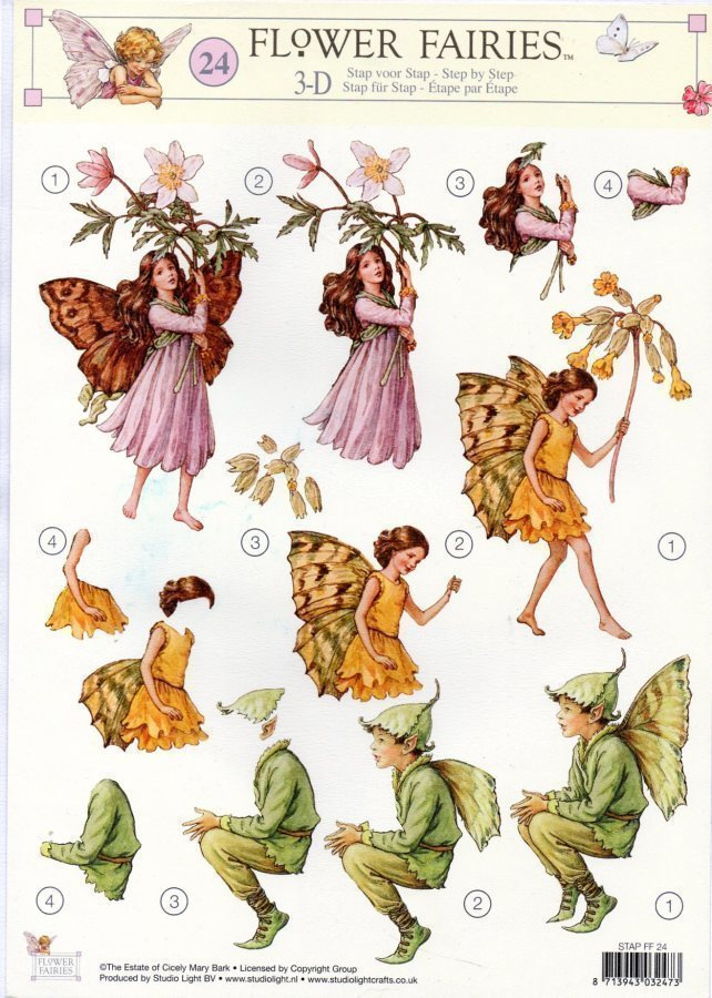 3D °°KUKKAISKEIJUT°° / Flower Fairies 24