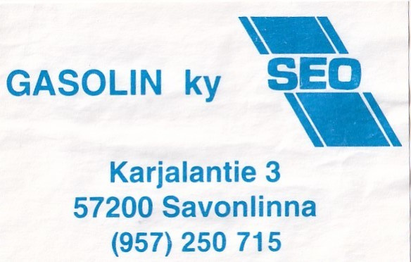 Savonlinna, Gasolin Ky , SEO   1/9