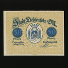 Saksa Notgeld 50 Pfennig, Lichtenfels 1.8.1918 - pikkukuva 1