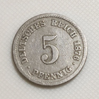 Saksa 5 Pfennig 1876A - pikkukuva 1