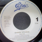 SHAKIN' STEVENS :: YES I DO / YOUSHAKE ME UP::VINYYLI 7"1990 - pikkukuva 3