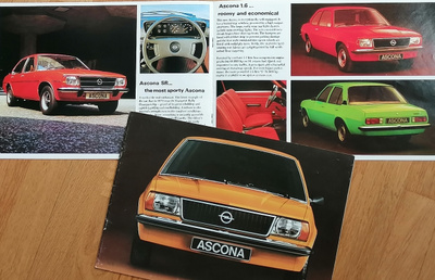1976 Opel Ascona esite - KUIN UUSI
