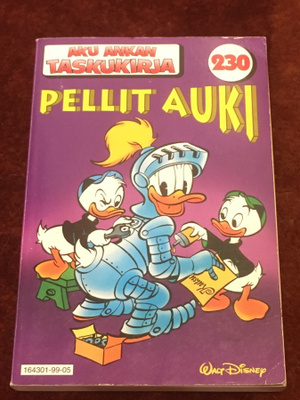 AKU ANKAN TASKUKIRJA - 230 - PELLIT AUKI