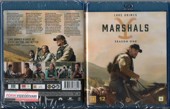 (UUTUUS) Marshals 1 Kausi	(60 500)	UUSI	-FI-	BLU-RAY		(3)	lu