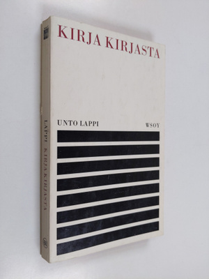 Unto Lappi : Kirja kirjasta