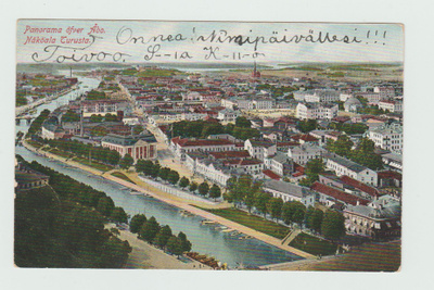 Panorama öfver Åbo-Näköala Turusta  (T)