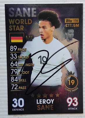 Leroy Sane Saksa signed