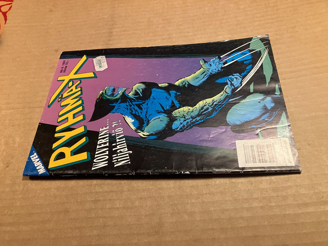 MARVEL RYHMÄ-X 6/1991 HYVÄ
