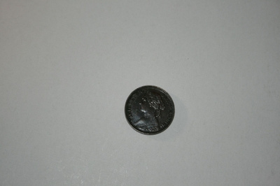 Englanti farthing 1881