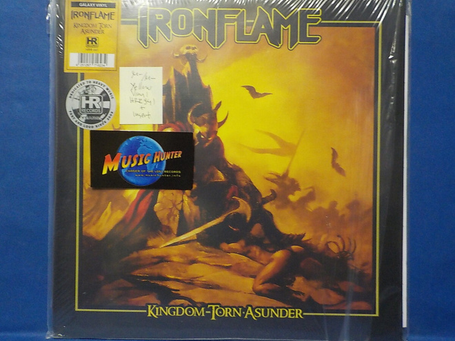 IRONFLAME - KINGDOM TORN ASUNDER - 2024 YELLOW M-/M- LP