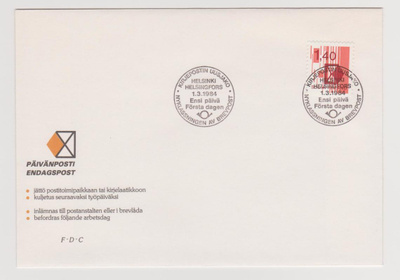 FDC 1984 Yleismerkki 1,40 mk