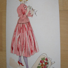 VANHA Postikortti Xavier Sager Art Deco n. 1920 HUIPPUKUNTO - pikkukuva 1
