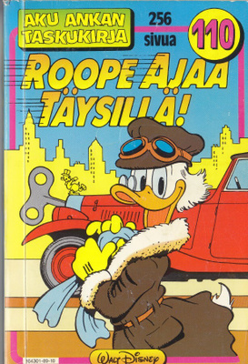 Aku Ankan Taskukirja 110 Roope ajaa täysillä! (1p. 1989)