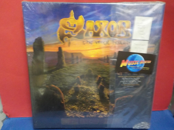 SAXON - THE VINYL HOARD UUSI AVATTU MUOVIT PÄÄLLÄ EU2016 8LP