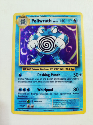 Poliwrath 25/108 XY Evolutions Holo Rare