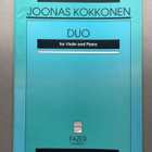 Joonas Kokkonen, Duo for Violin and Piano - pikkukuva 1