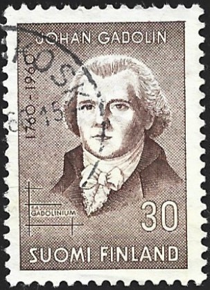 1960 Johan Gadolinin syntymästä 200 v leimattu LaPe 519