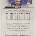 Filip Chytil -jääkiekkokortti Upper Deck 2022/23 - pikkukuva 2