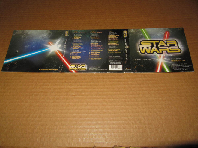 Star Wars 3-CD Thew Story Continues... v.2005 GREAT!