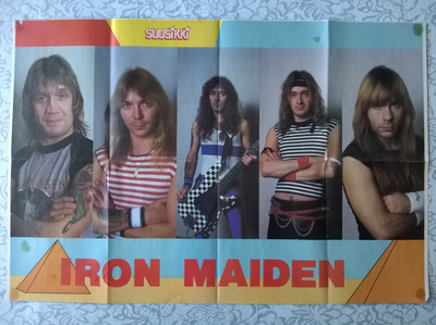 Iron Maiden / Wham juliste