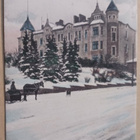 Turku, mies ja hevonen sekä koira Hjortenin talolla, p. 1907 - pikkukuva 1
