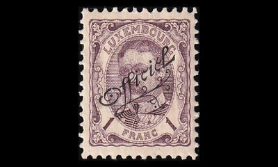 Luxemburg 90 * Virkamerkki 1 Fr (1908)