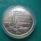 100 mk hopea juhlaraha Suomenlinna - 1998 - pikkukuva 1