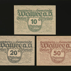 Itävalta Notgeld 10, 20, 50 Heller, Wallsee 1920 - pikkukuva 2