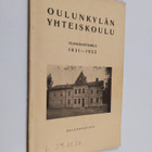 Oulunkylän yhteiskoulu vuosikertomus 1931-1932 - pikkukuva 1