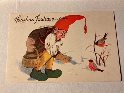 Postikortti Hyvää joulua 1938