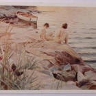Anders Zorn, taidepostikortti Kylpeviä tyttöjä - pikkukuva 1