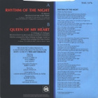 DeBAGBE :: RHYTHM OF THE NIGHT :: VINYYLI  7"  1985 - pikkukuva 2