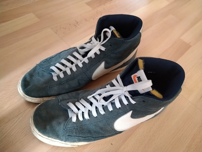 NIKE 46 -koko  Siniset tennarit. Kengät vapaa-aikaan.