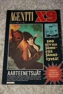 Agentti X9 # 1 / 1981