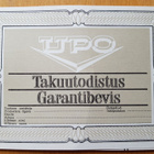 Vanhoja kodinkoneitten takuukortteja - pikkukuva 3