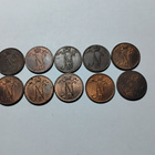 Suomi 1 penni cu yht.10 kpl - pikkukuva 2