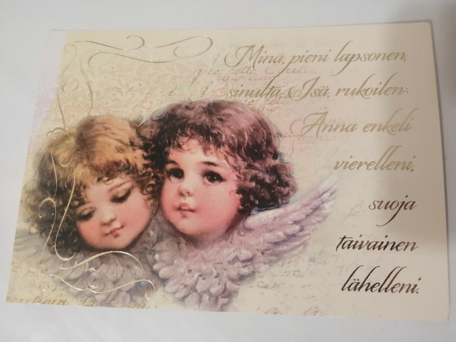Minä pieni lapsenen sinua isä rukoilen..........