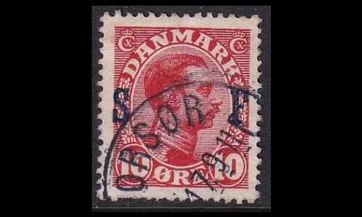 Tanska MIL_2 o Sotilasmerkki 10 öre (1917)