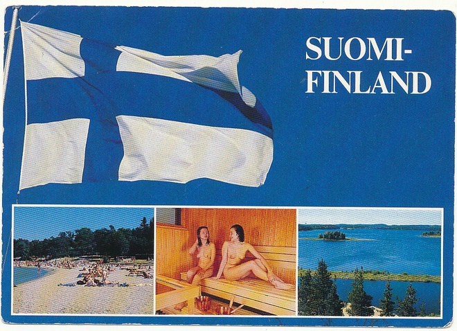 SUOMI-NEIDOT SAUNASSA