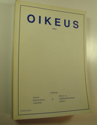 Oikeus, 1-4/1990