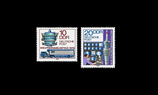 DDR 2316-7 ** Maailman tietoliikennepäivä (1978)