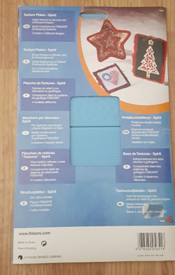 Fiskars pintakuviointilevyt askarteluun