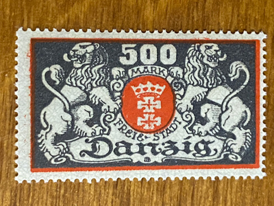 SAKSA DANZIG 1923 MERKKI**