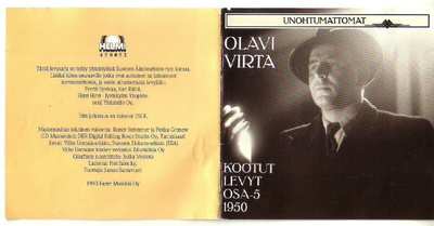cd, Olavi Virta - Kootut levyt. Osa 5 - 1950 - Unohtumattoma