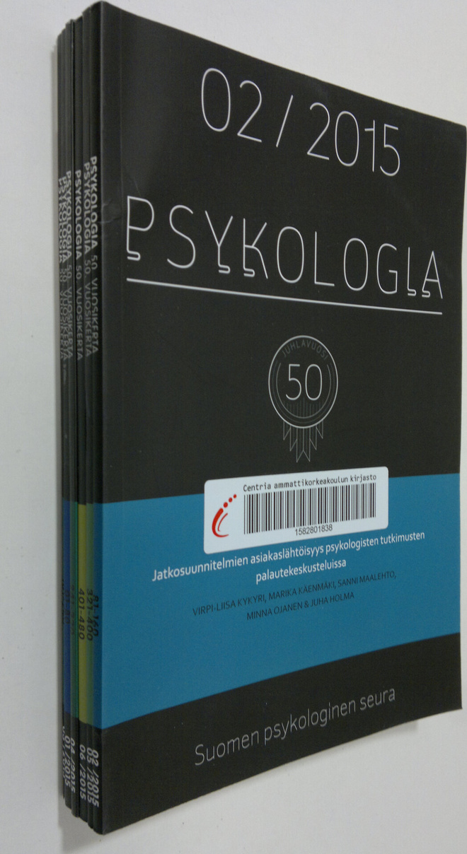 Psykologia 2015: tiedepoliittinen aikakauslehti vuosikert...