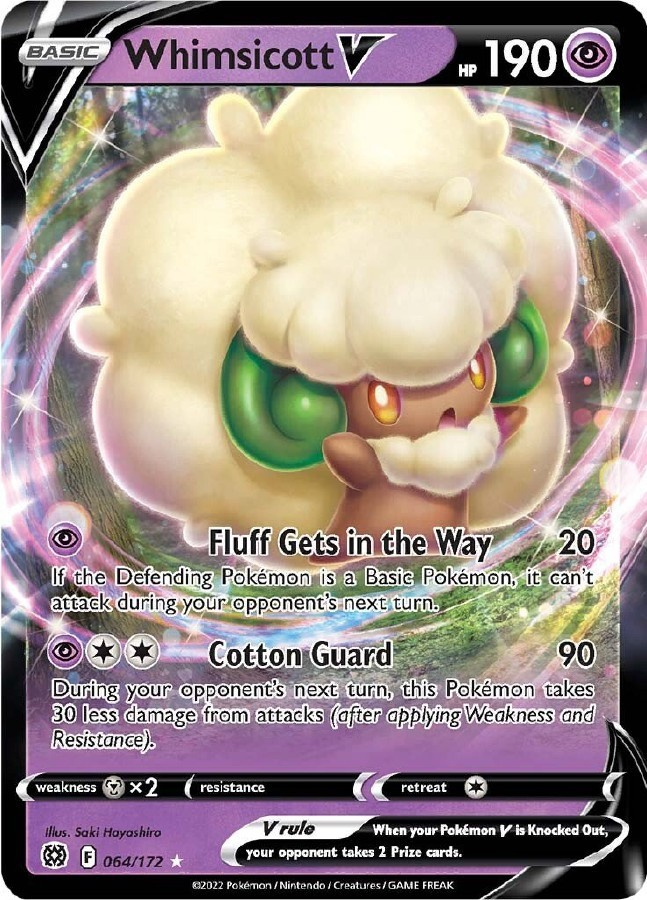 Whimsicott V 064/172 - Brilliant Stars - NM/M