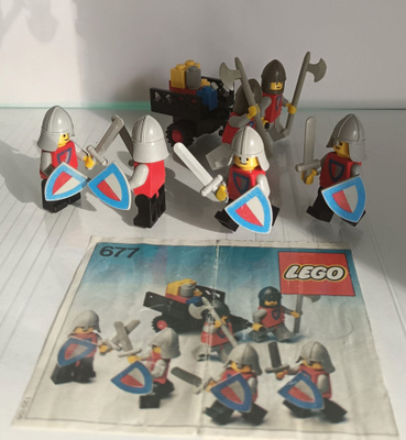 Lego castle 677 Ritarit vuosimallia 1979