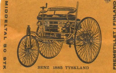 Tulitikkuetiketti HENZ 1885 TYSKLAND
